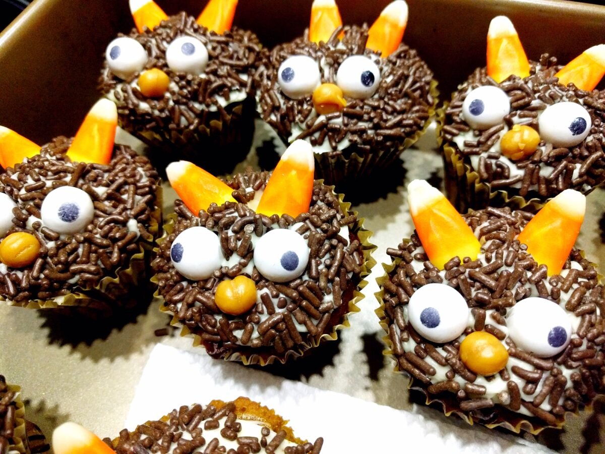 Cupcake Gremlin sprinkle cupcakes closeup