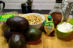 No Bake Vegan Coconut Key Lime Pie Ingredients